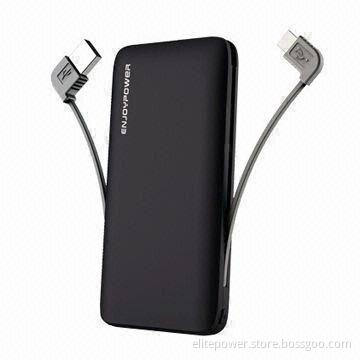 Power Bank/Pack with 5,000mAh Capacity and Dual USB Output, Used for iPad, iPhone, Samsung, HTC